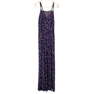 Floral Navy Maxi Dress